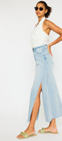 Melinda  Maxi Denim Skirt - Official Kancan USA