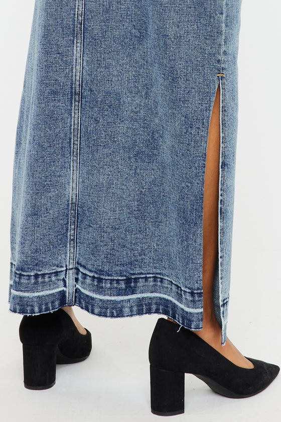 Tracy Maxi Denim Skirt - Official Kancan USA