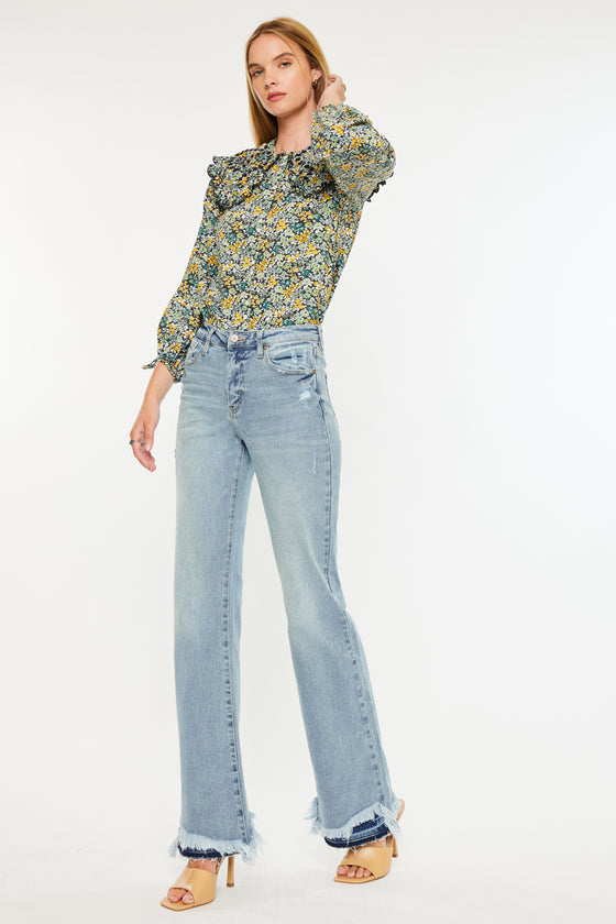 Kristy High Rise Flare Jeans - Official Kancan USA