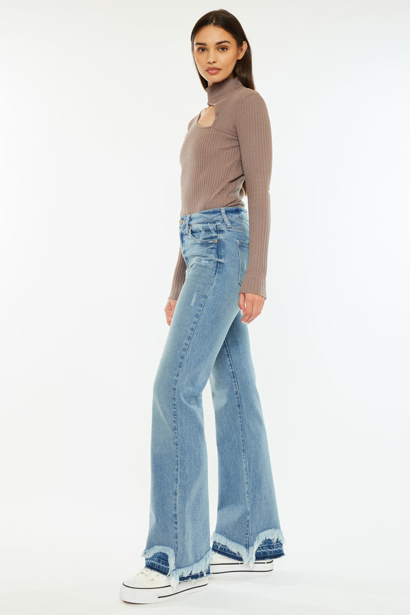 Kristy High Rise Flare Jeans - Official Kancan USA