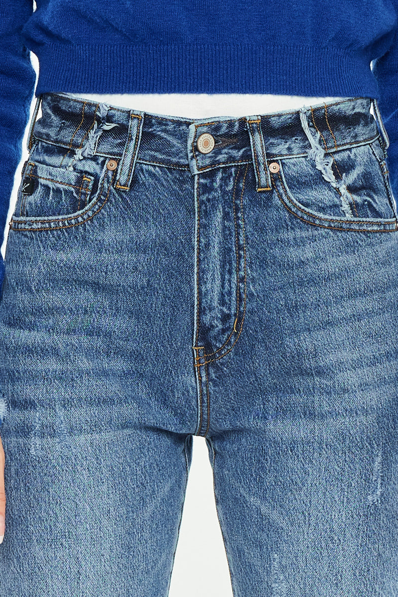 Tess High Rise Straight Leg Jeans - Official Kancan USA