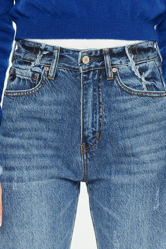 Tess High Rise Straight Leg Jeans - Official Kancan USA