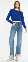 Tess High Rise Straight Leg Jeans - Official Kancan USA