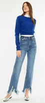 Tess High Rise Straight Leg Jeans - Official Kancan USA