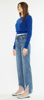 Tess High Rise Straight Leg Jeans - Official Kancan USA