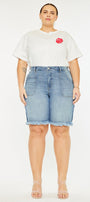 Kiran 90's Boyfriend Bermuda Shorts (Plus Size) - Official Kancan USA