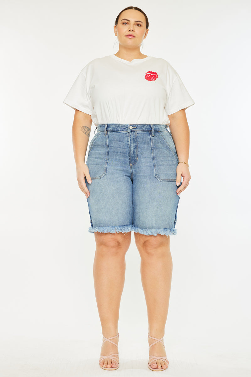 Kiran 90's Boyfriend Bermuda Shorts (Plus Size) - Official Kancan USA