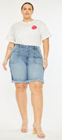 Kiran 90's Boyfriend Bermuda Shorts (Plus Size) - Official Kancan USA