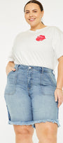 Kiran 90's Boyfriend Bermuda Shorts (Plus Size) - Official Kancan USA