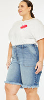 Kiran 90's Boyfriend Bermuda Shorts (Plus Size) - Official Kancan USA