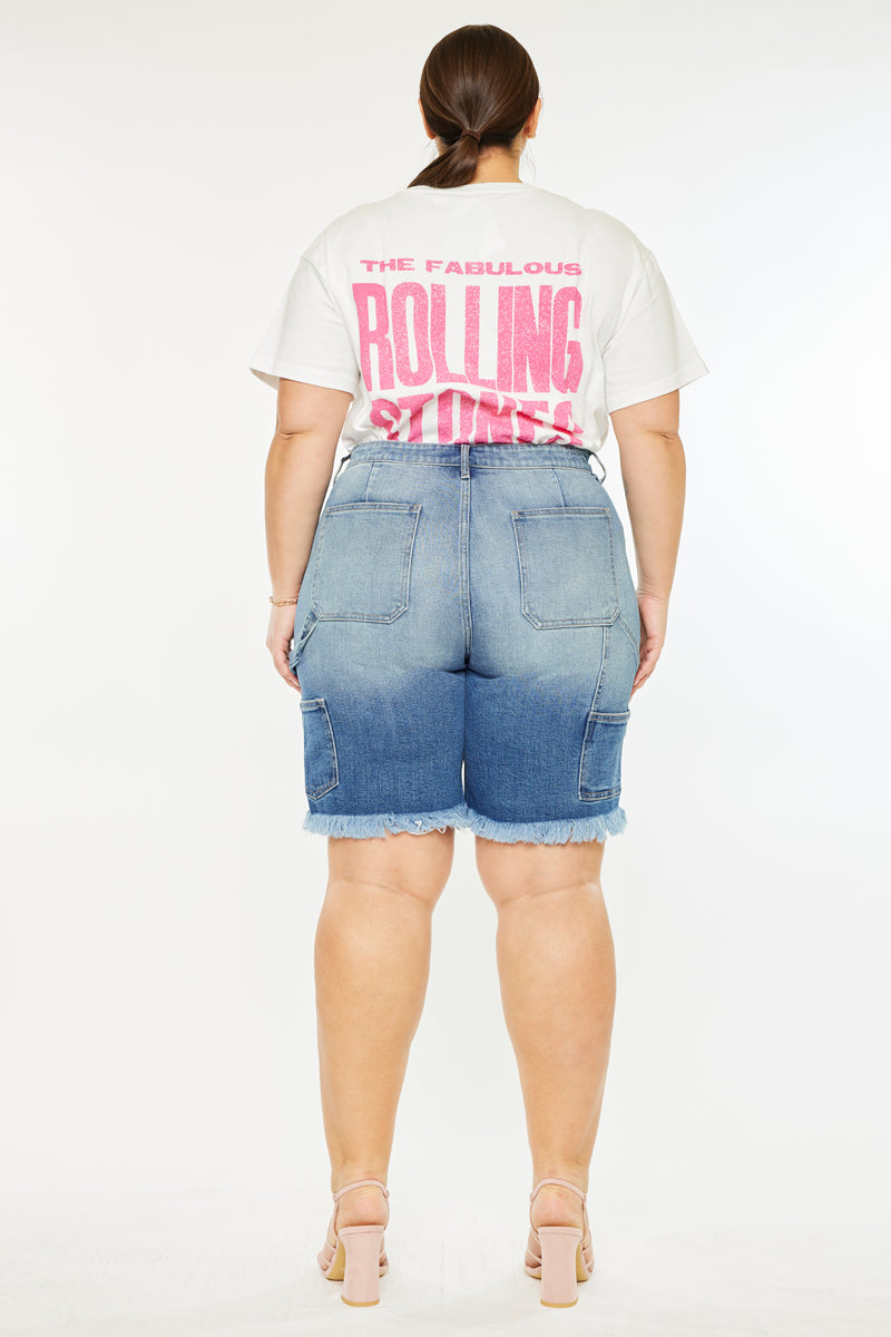 Kiran 90's Boyfriend Bermuda Shorts (Plus Size) - Official Kancan USA