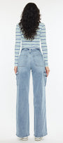 Oliwia High Rise Wide Skater Fit Jeans - Official Kancan USA