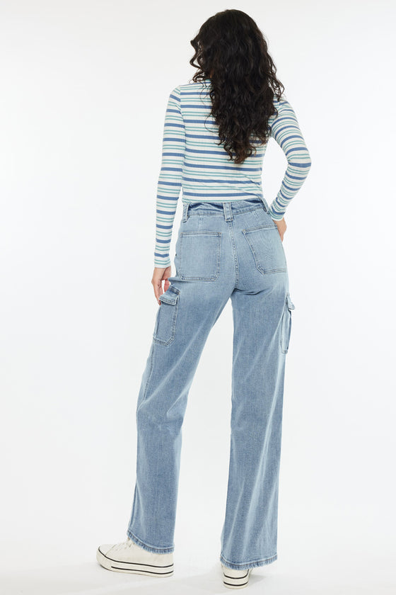 Oliwia High Rise Wide Skater Fit Jeans - Official Kancan USA