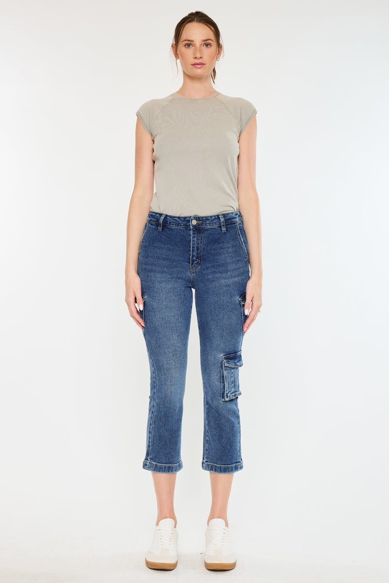 Lucia High Rise Kick-Flare Jeans - Official Kancan USA