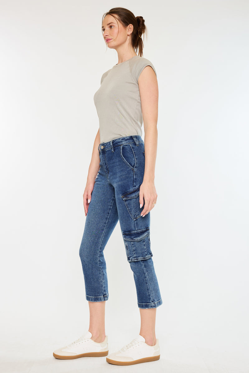 Lucia High Rise Kick-Flare Jeans - Official Kancan USA