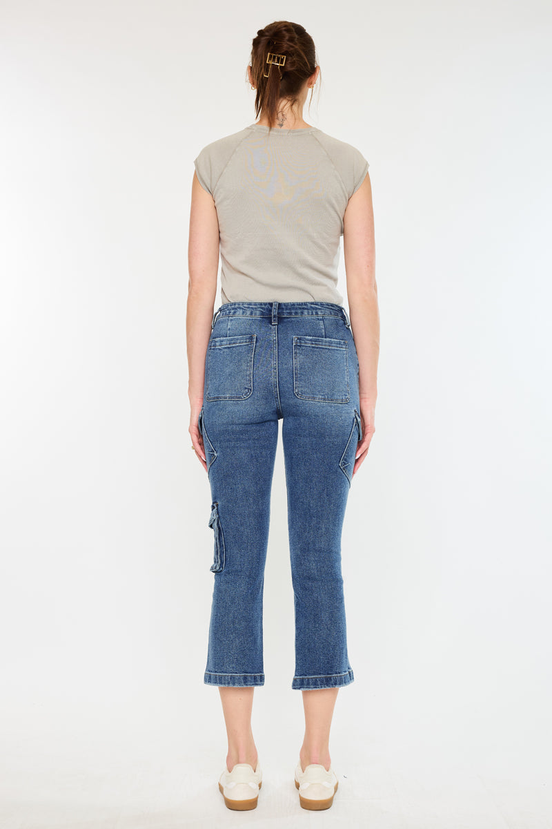 Lucia High Rise Kick-Flare Jeans - Official Kancan USA