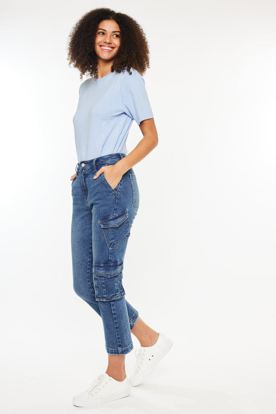 Lucia High Rise Kick-Flare Jeans - Official Kancan USA