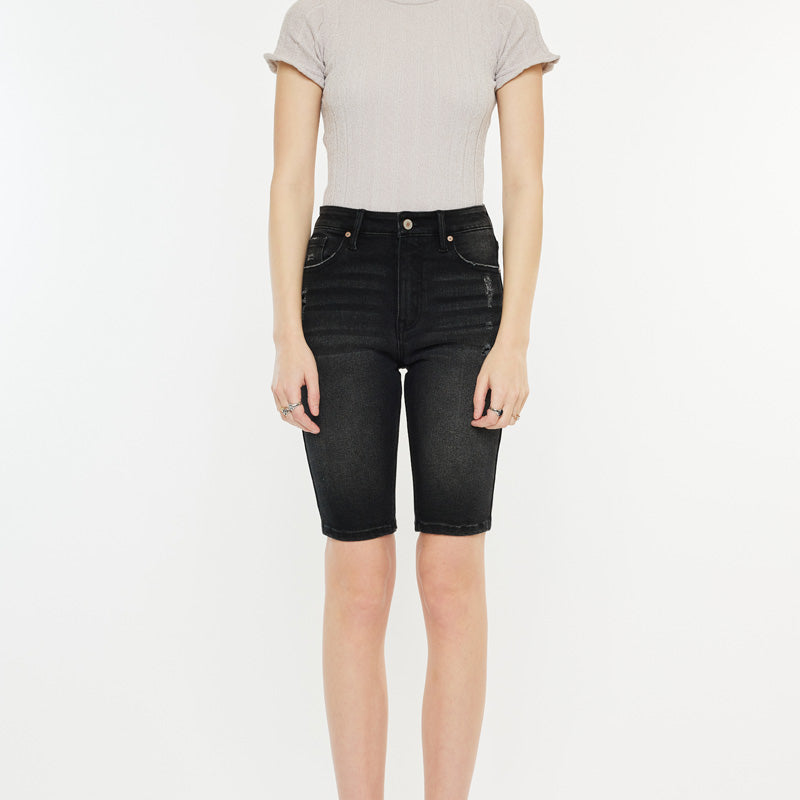 Syeda High Rise Bermuda Shorts - Official Kancan USA