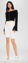 Trevora High Rise Bermuda Shorts - Official Kancan USA