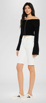Trevora High Rise Bermuda Shorts - Official Kancan USA