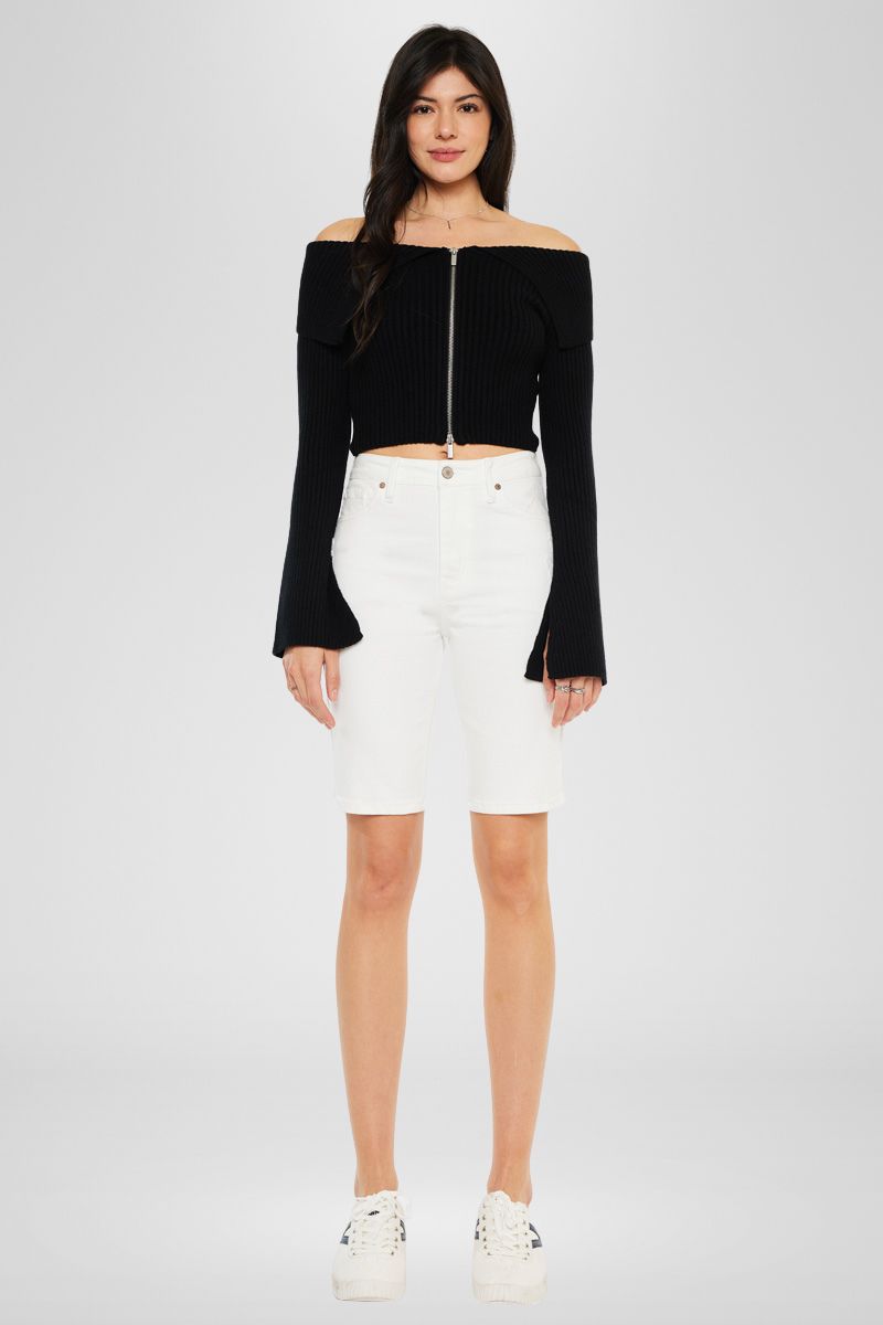 Trevora High Rise Bermuda Shorts - Official Kancan USA