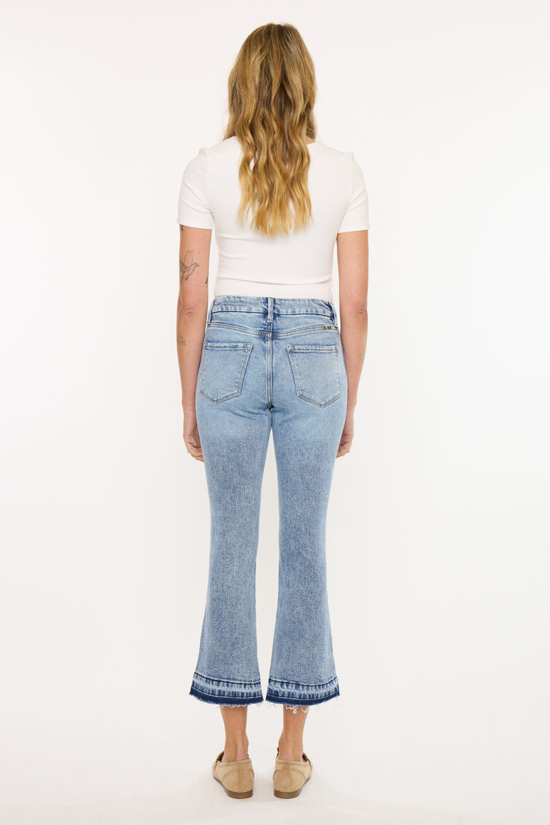 Kayla High Rise Crop Flare - Official Kancan USA
