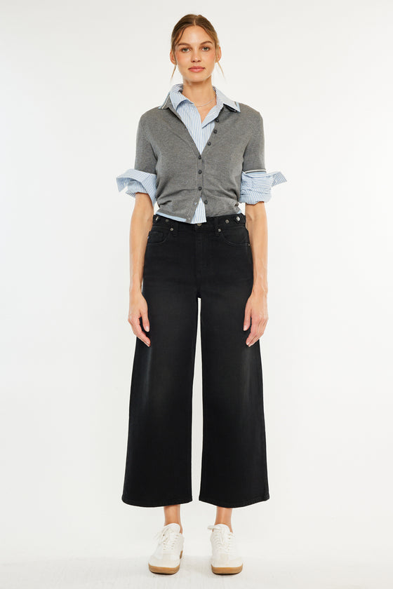 Victoria Ultra High Rise Cropped Wide Leg