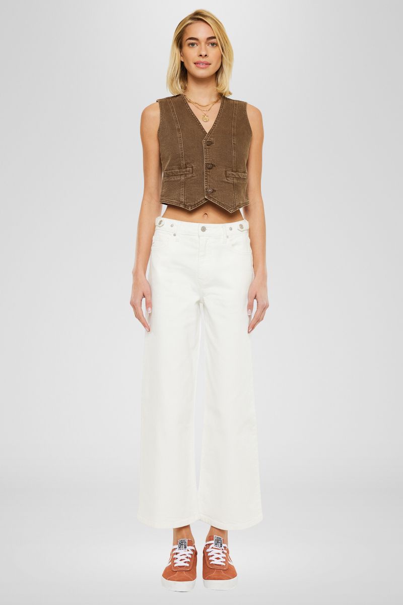 Calla Ultra High Rise Cropped Wide Leg - Official Kancan USA