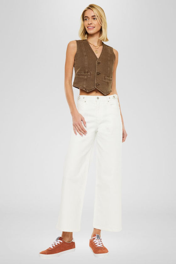 Calla Ultra High Rise Cropped Wide Leg - Official Kancan USA