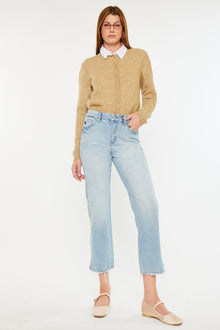  Lane High Rise Cropped Straight Leg  Jeans - Official Kancan USA