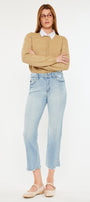 Lane High Rise Cropped Straight Leg  Jeans - Official Kancan USA