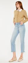 Lane High Rise Cropped Straight Leg  Jeans - Official Kancan USA