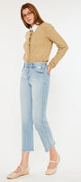 Lane High Rise Cropped Straight Leg  Jeans - Official Kancan USA