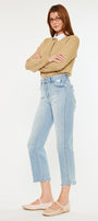 Lane High Rise Cropped Straight Leg  Jeans - Official Kancan USA