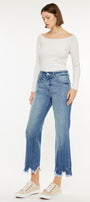 Hellen High Rise Straight Leg Jeans - Official Kancan USA