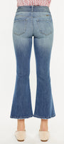 Hillary High Rise Cropped Flare Jeans - Official Kancan USA