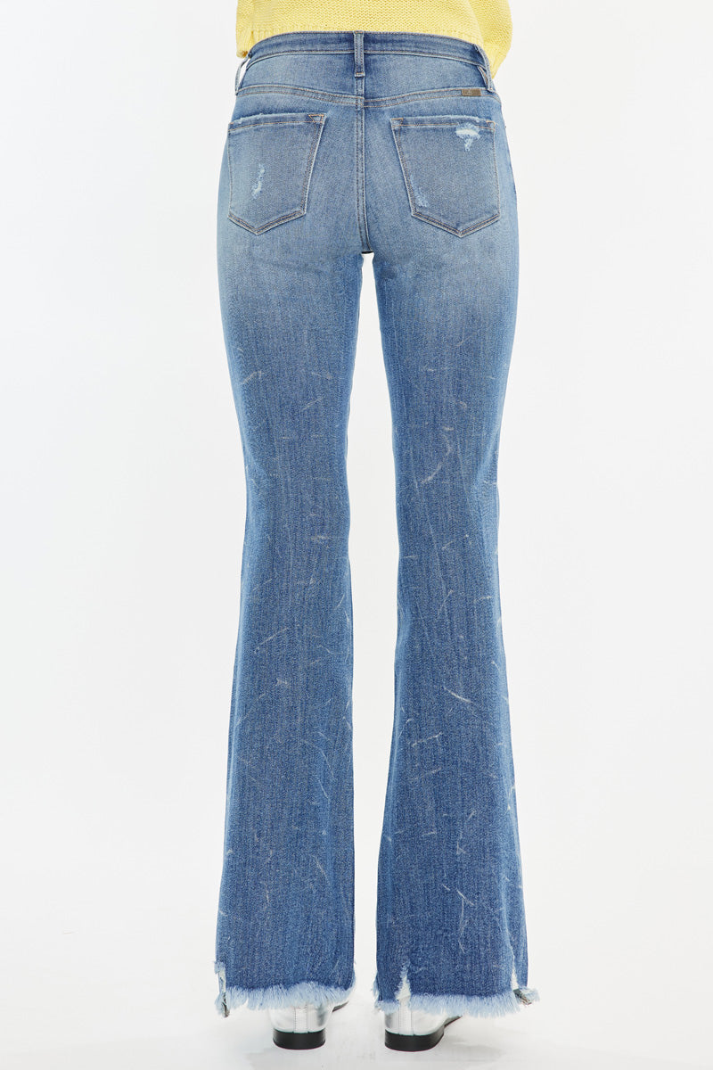 Jennie Medium Rise Wide Leg Jeans - Official Kancan USA