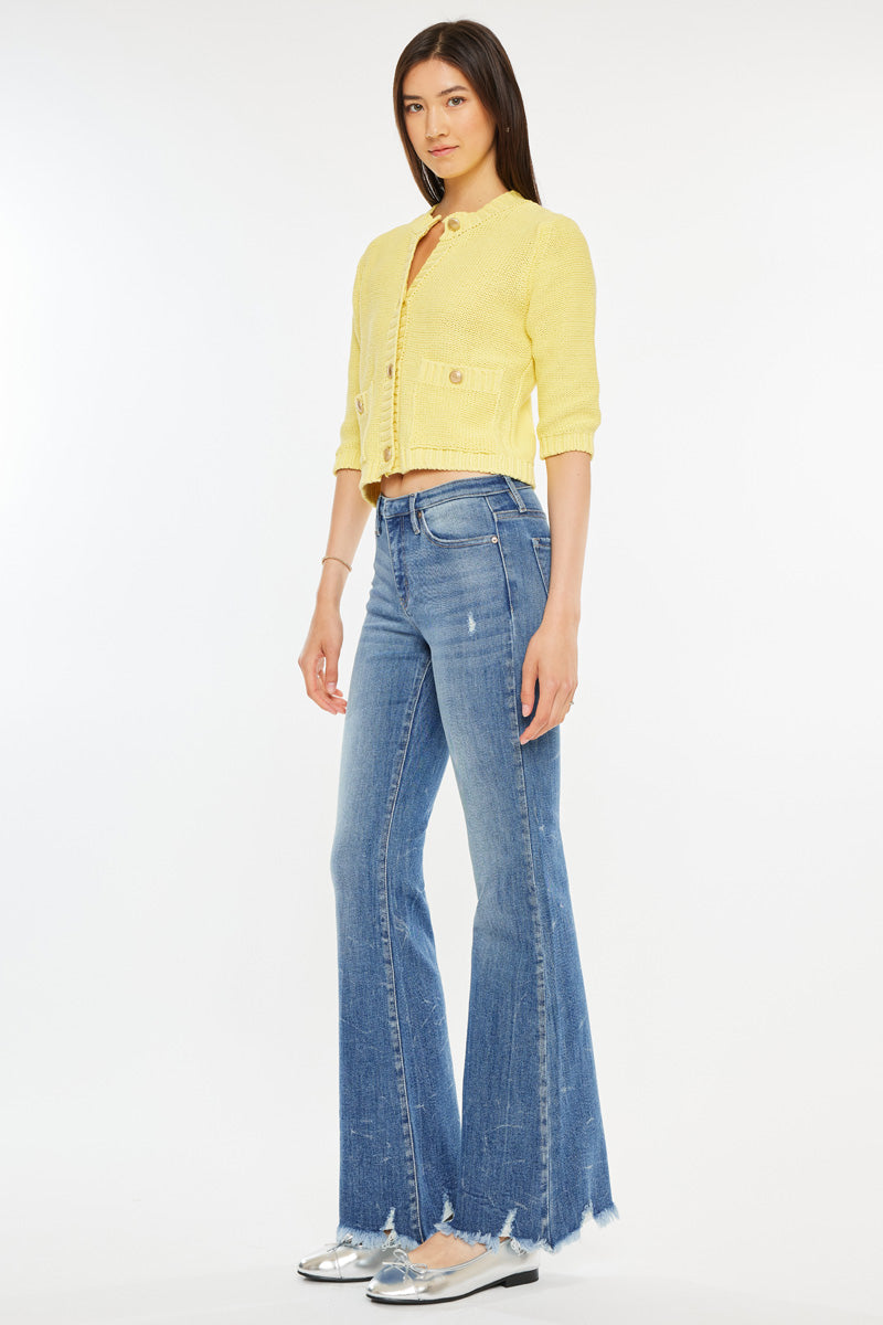 Jennie Medium Rise Wide Leg Jeans - Official Kancan USA