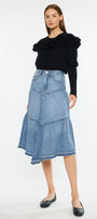 Santina Ultra High Rise Midi Skirt - Official Kancan USA