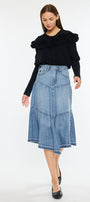 Santina Ultra High Rise Midi Skirt - Official Kancan USA