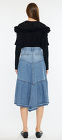 Santina Ultra High Rise Midi Skirt - Official Kancan USA