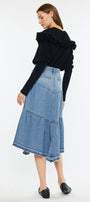 Santina Ultra High Rise Midi Skirt - Official Kancan USA