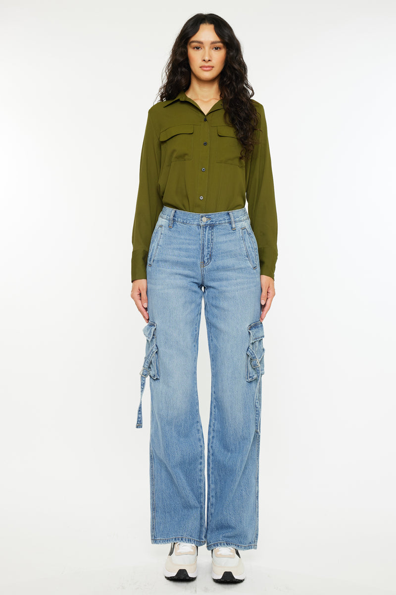 Val High Rise Wide Jeans - Official Kancan USA