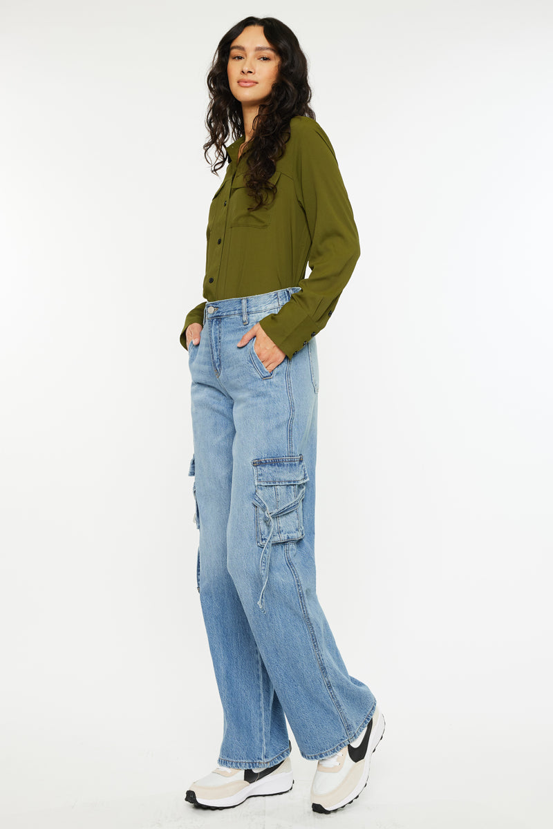Val High Rise Wide Jeans - Official Kancan USA