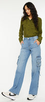 Val High Rise Wide Jeans - Official Kancan USA