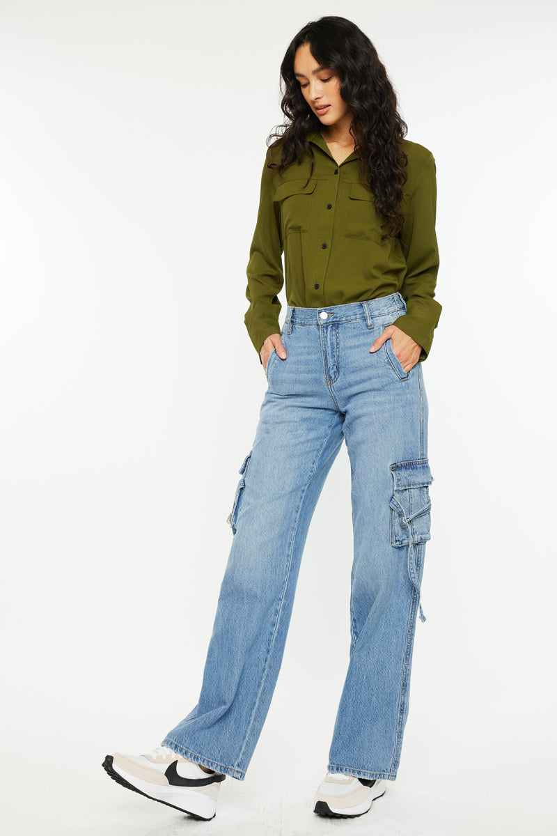 Val High Rise Wide Jeans - Official Kancan USA