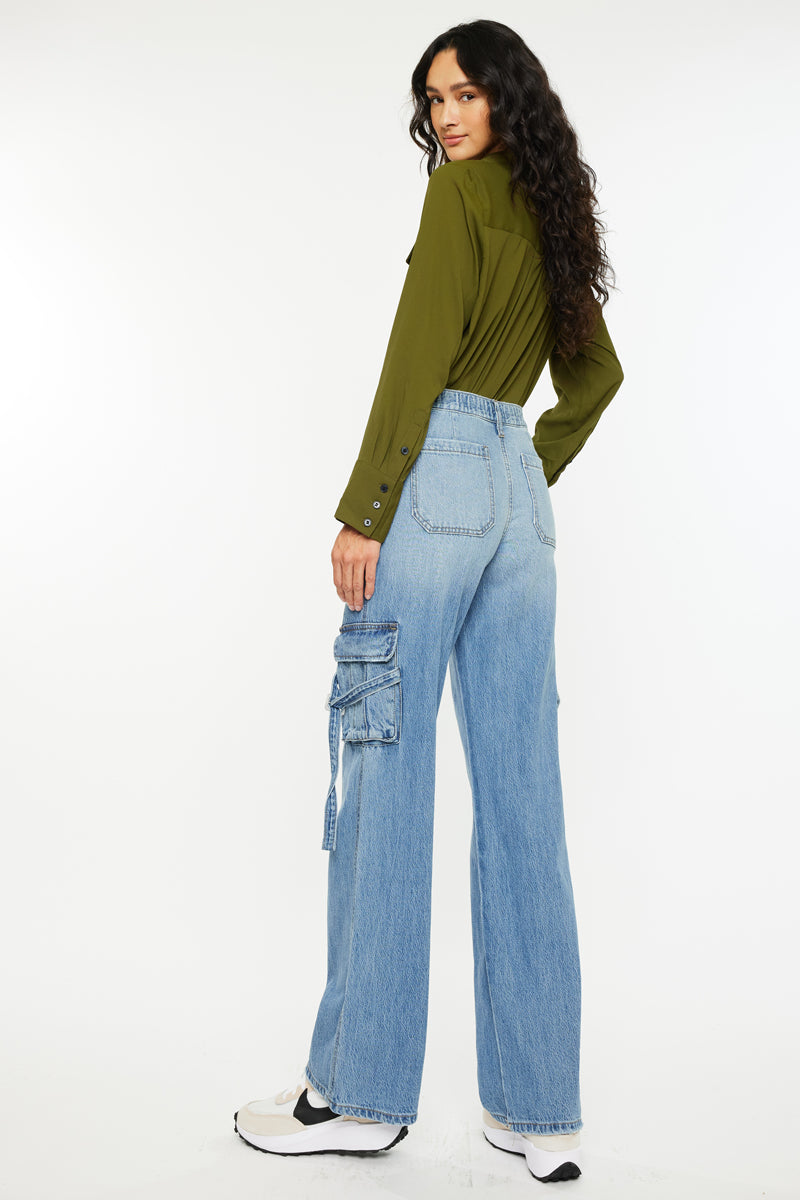 Val High Rise Wide Jeans - Official Kancan USA