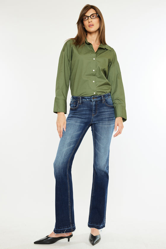 Rowan Mid Rise Flare Jeans - Official Kancan USA