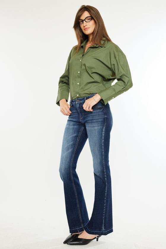 Rowan Mid Rise Flare Jeans - Official Kancan USA