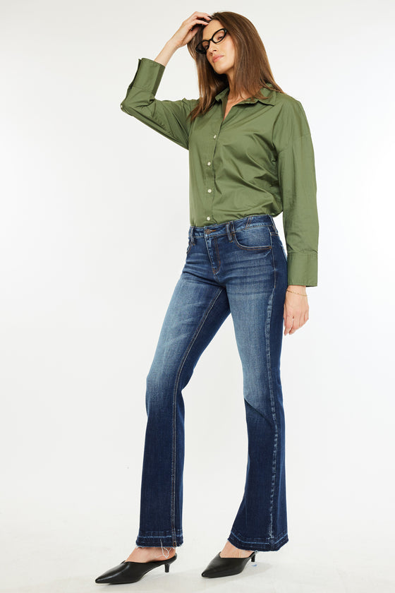 Rowan Mid Rise Flare Jeans - Official Kancan USA